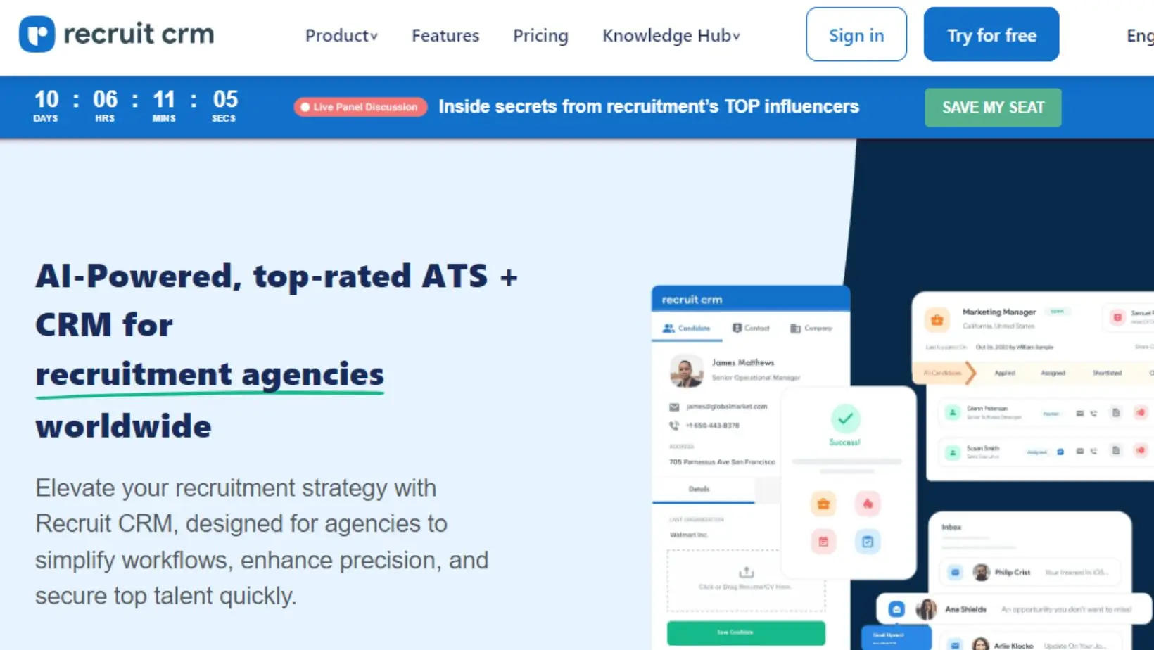 Recruitcrm.io https://www.linkauthorityhub.com/